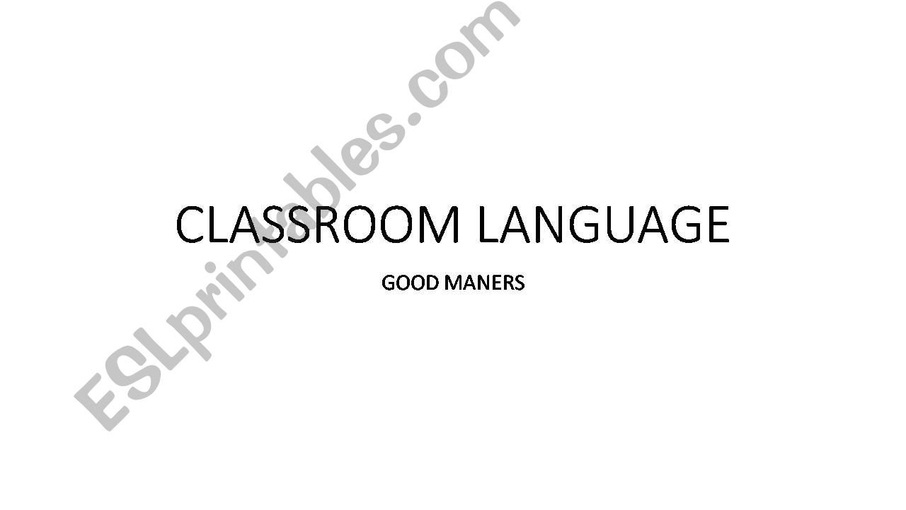 CLASSROOM LANGUAGE MINIONS powerpoint