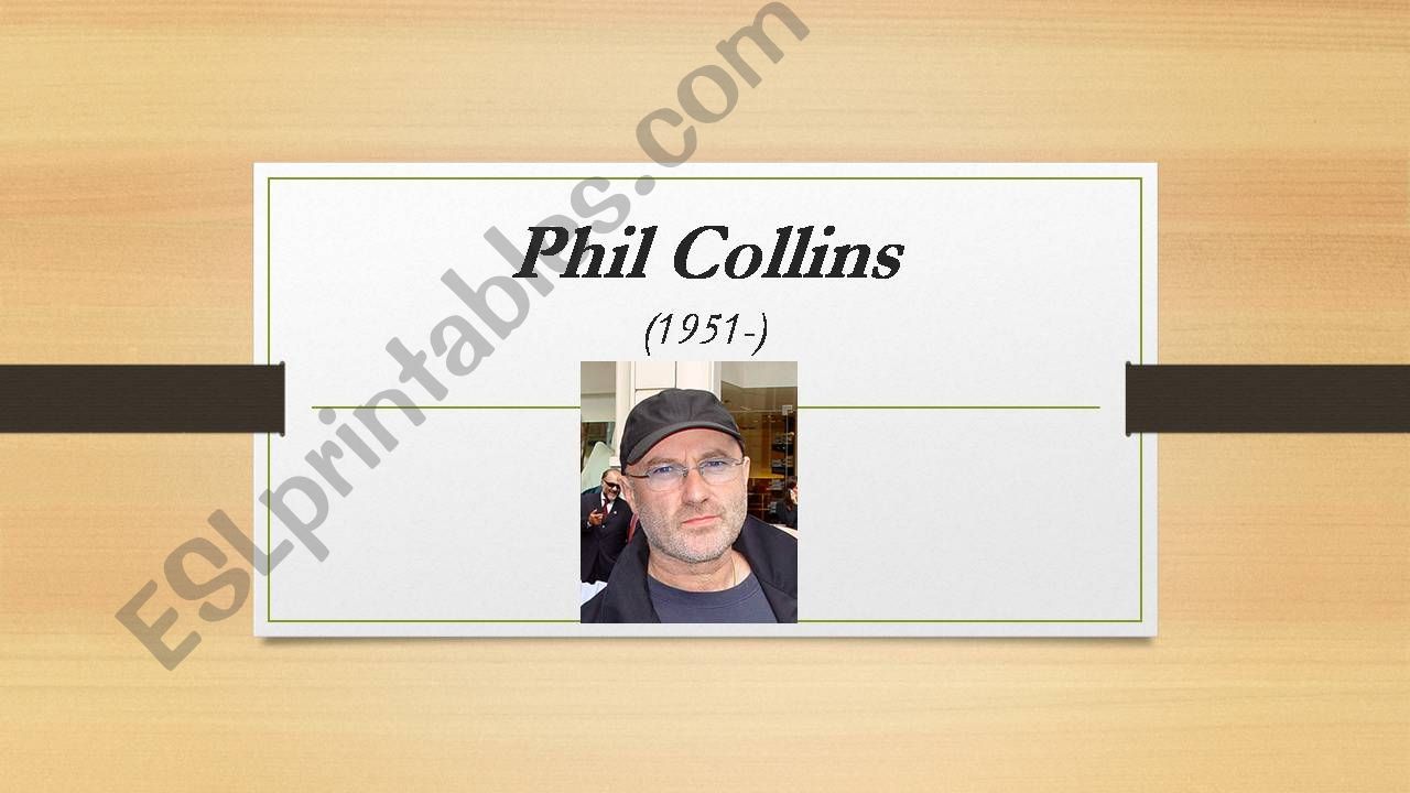 Phil Collins powerpoint