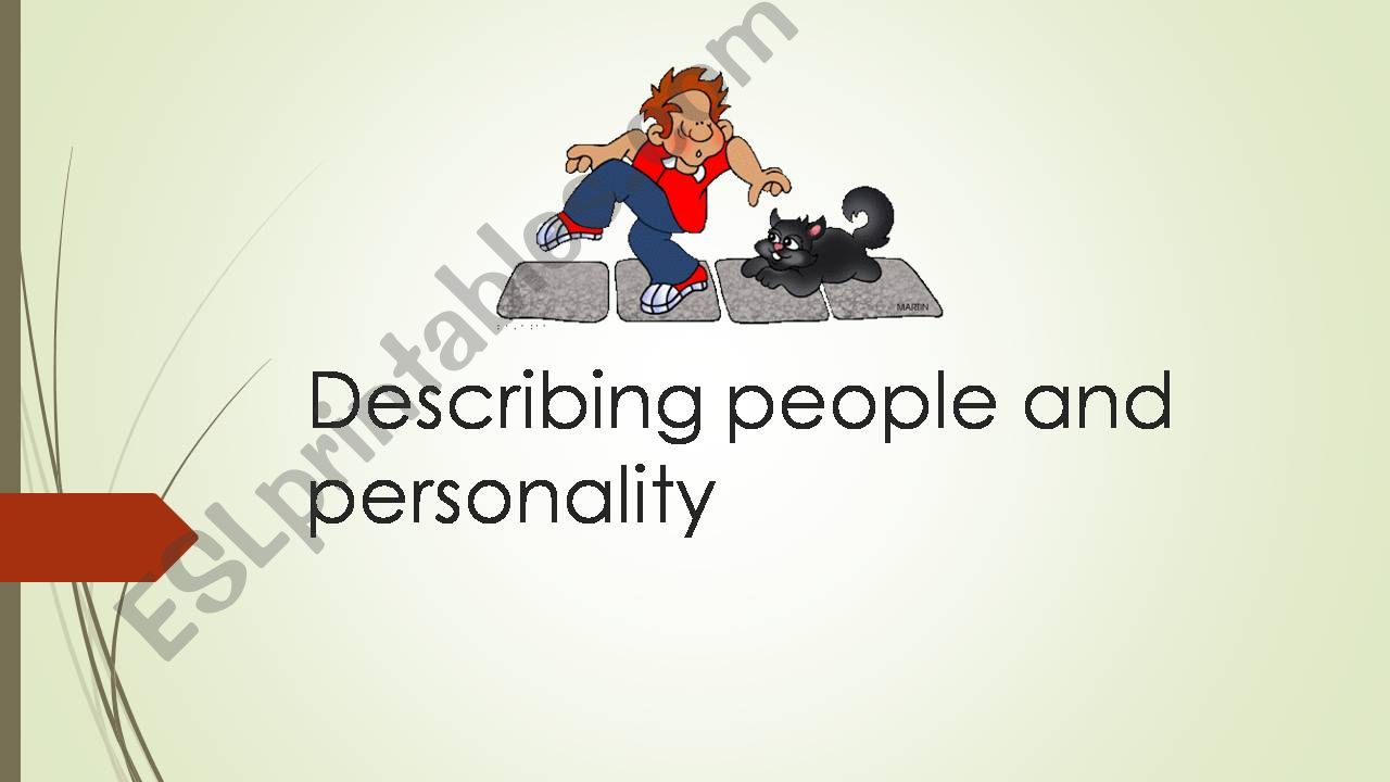 describing people powerpoint