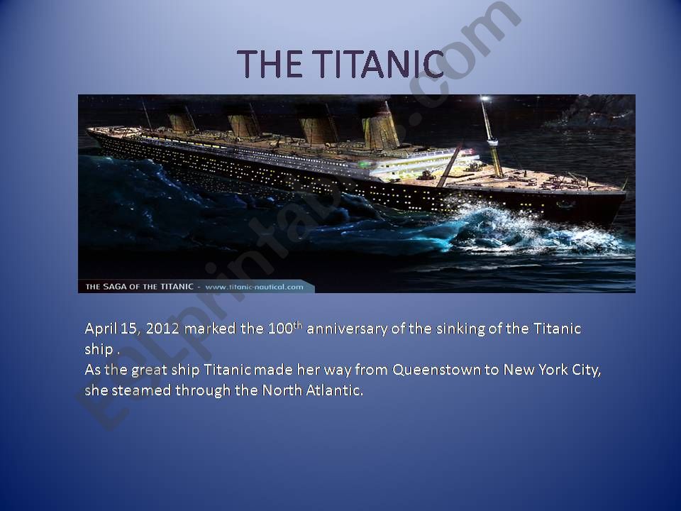 TITANIC powerpoint