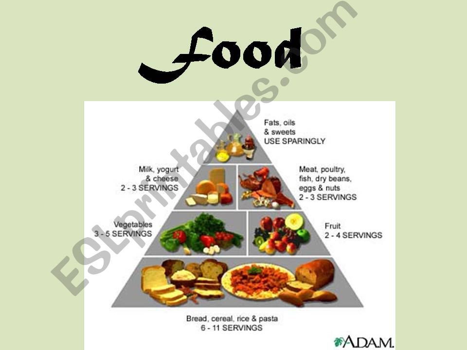 Healthy food vs junk food powerpoint