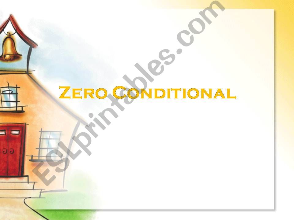 zero conditional powerpoint