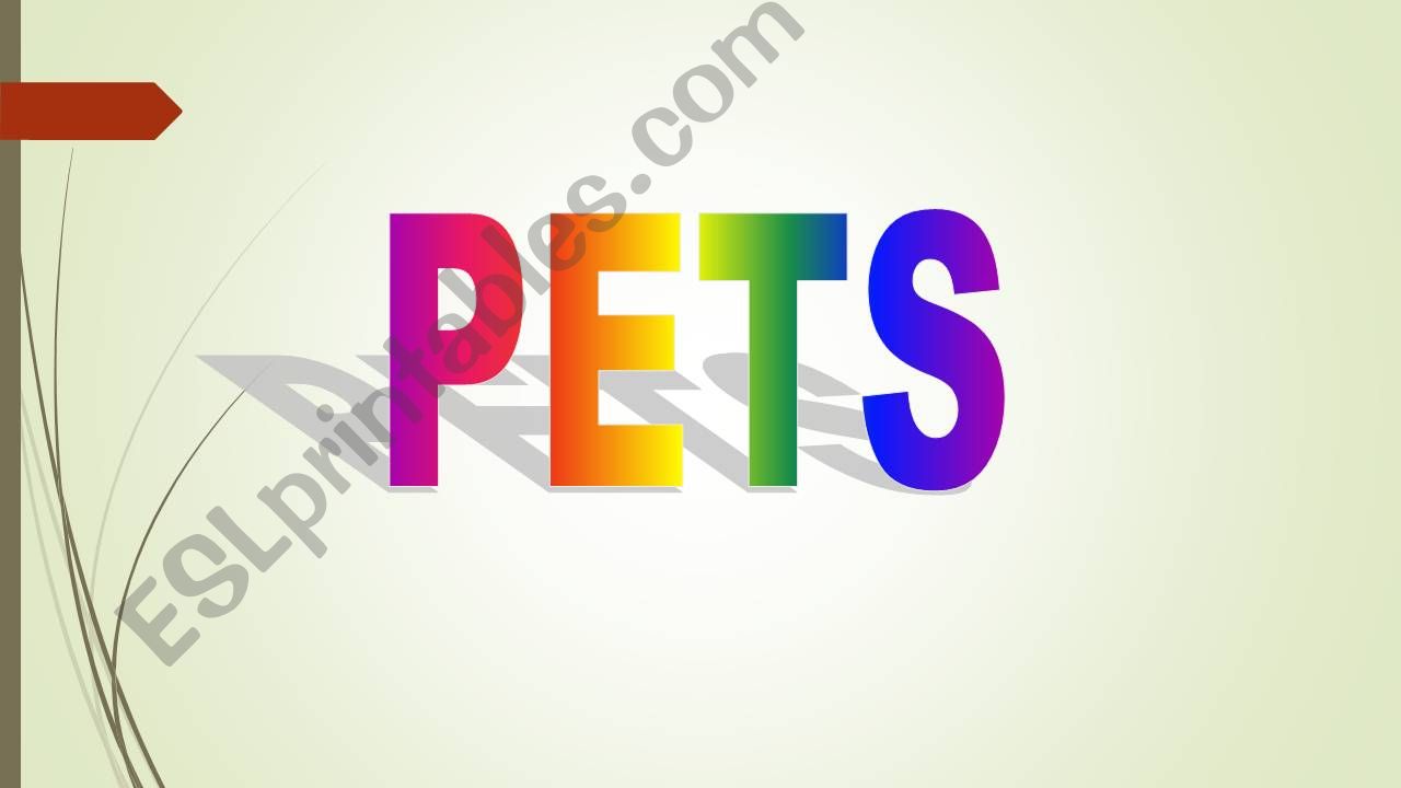 Pets powerpoint