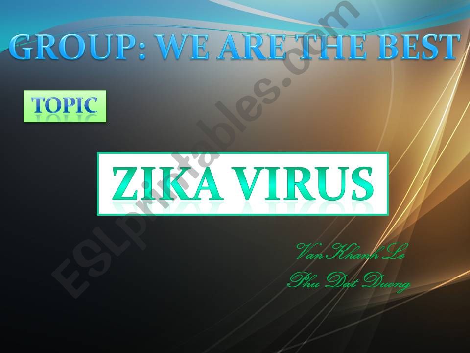 Zika virus powerpoint