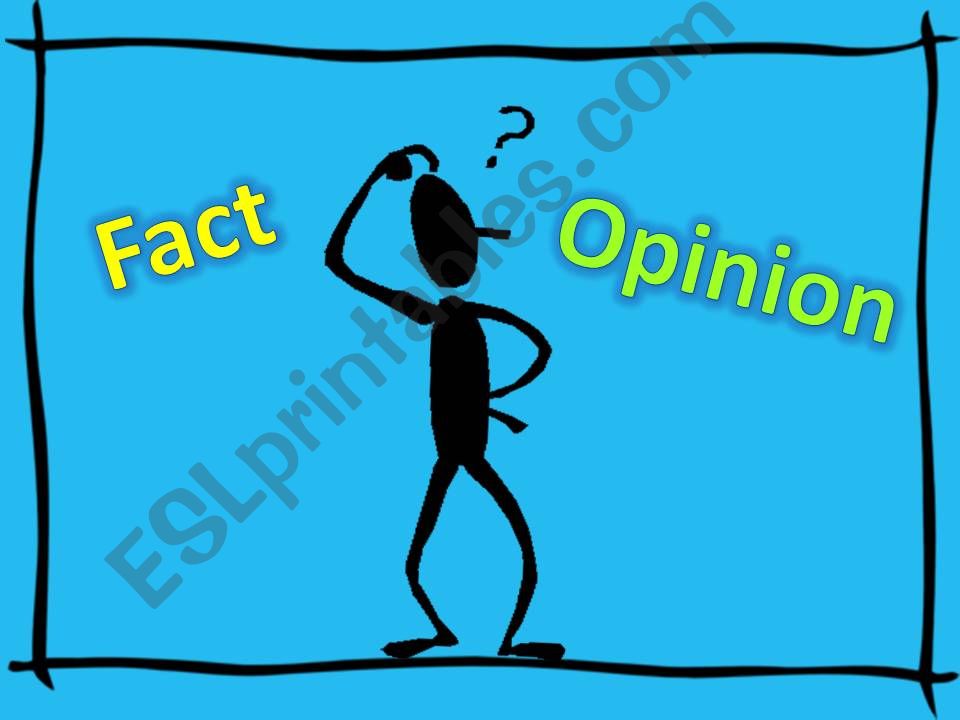 Fact or Opinion powerpoint