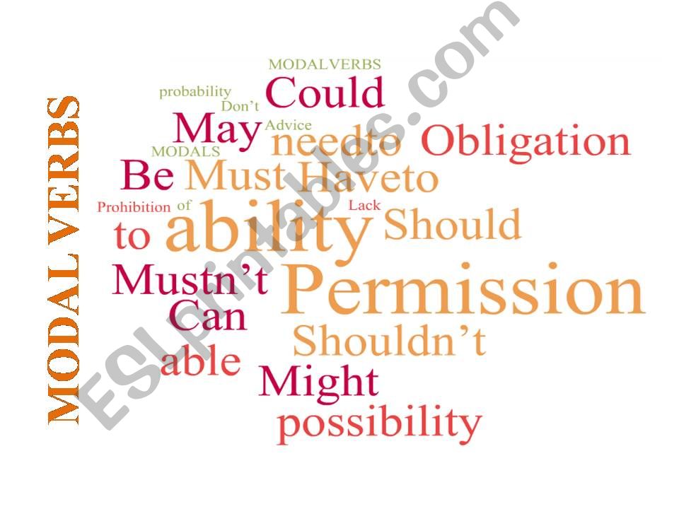 Modal verbs powerpoint