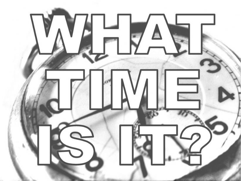 What time is it? powerpoint