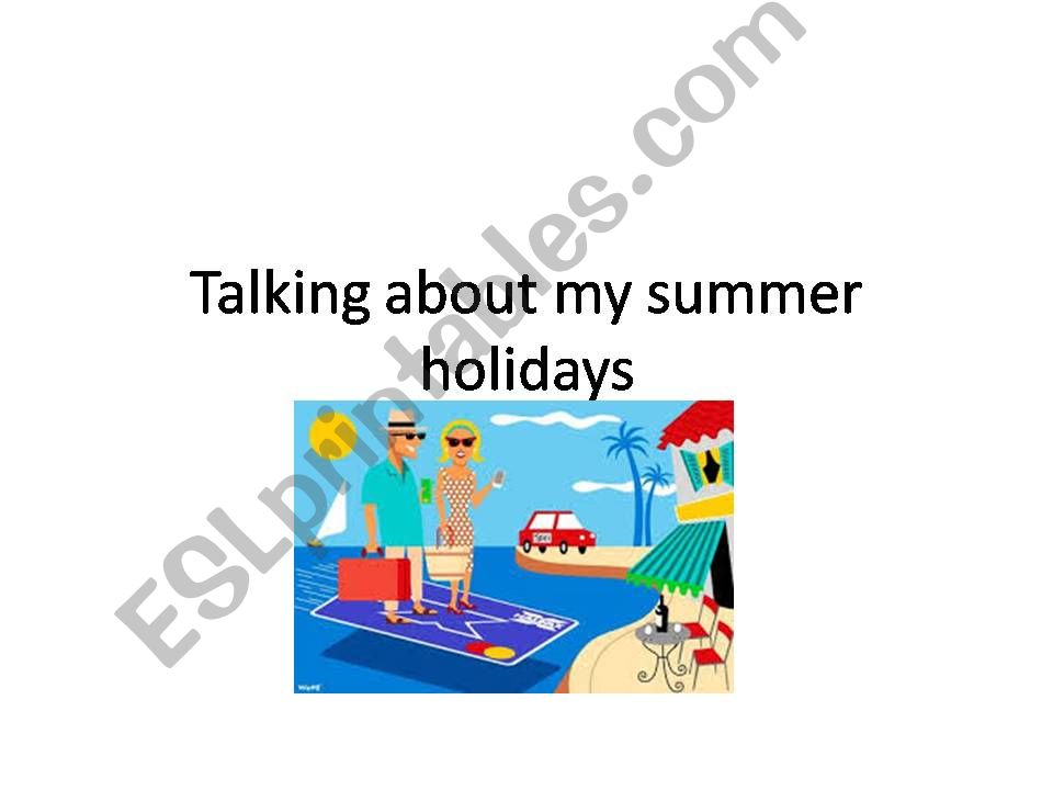 vocabulary about holidays powerpoint