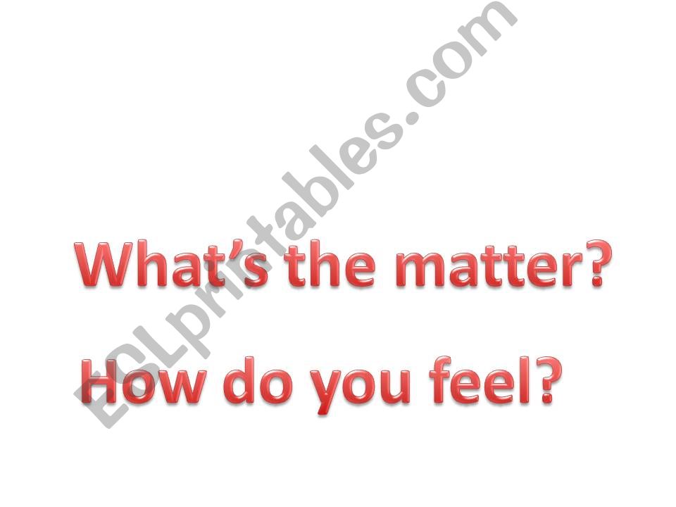 whats the matter? powerpoint