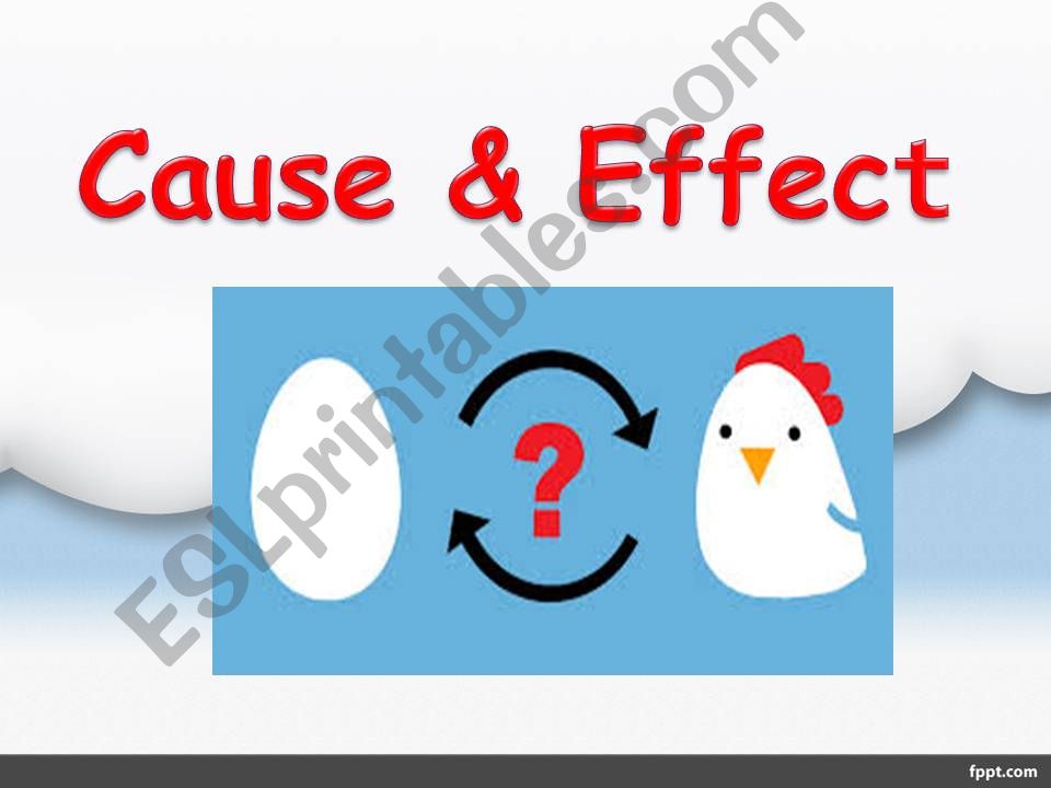 Cause and Effect powerpoint