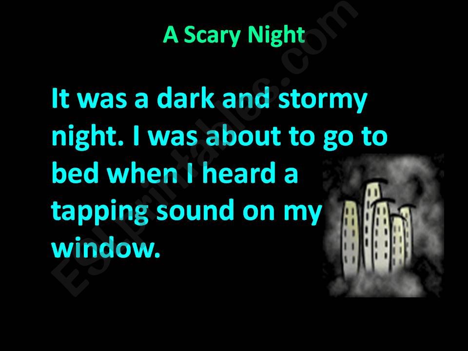 a scary night powerpoint