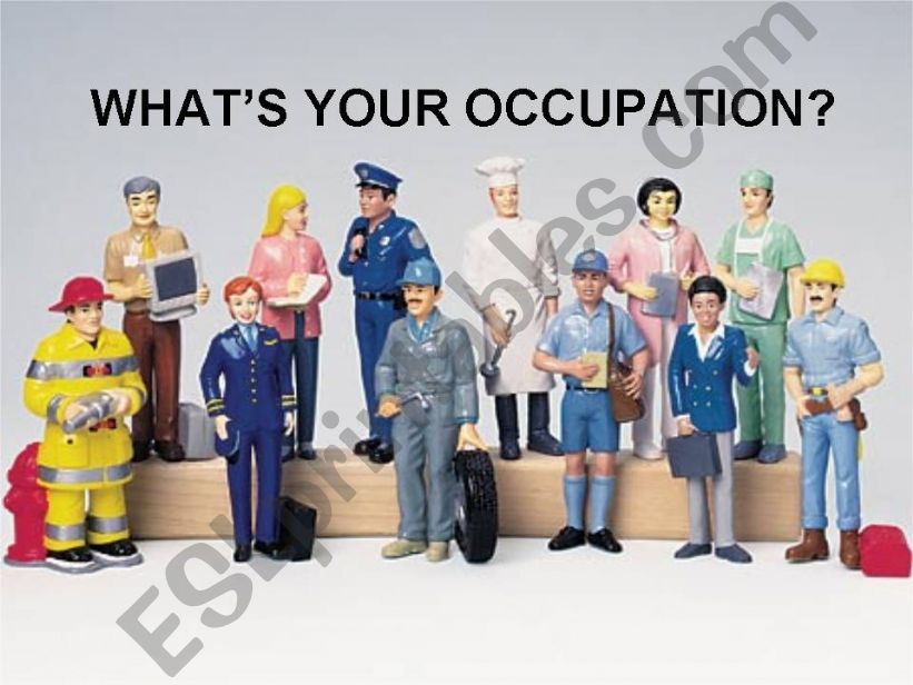 Whats your occupation? powerpoint