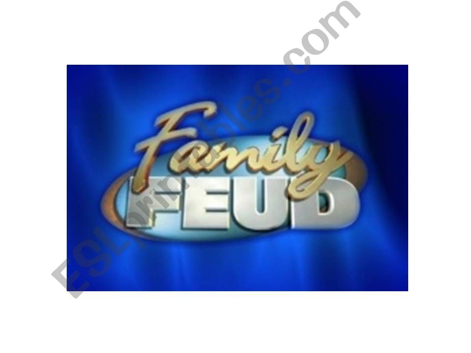 Family Feud Quiz 4 powerpoint