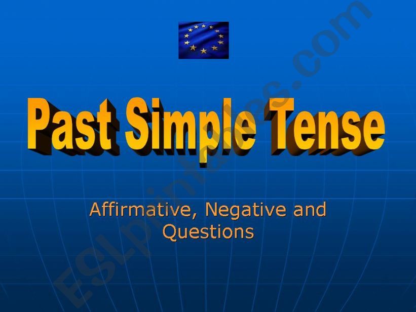 Past Simple Tense powerpoint