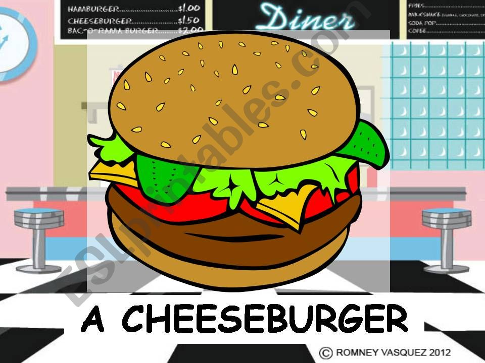 FAST FOOD VOCABULARY powerpoint