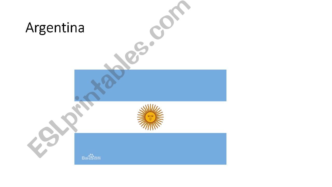 Flags of the World powerpoint
