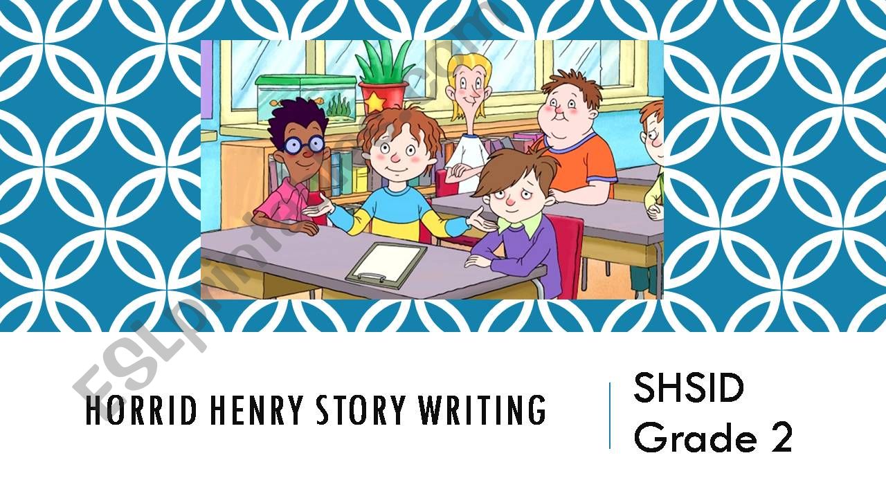 Horrid Henry Story Writing powerpoint