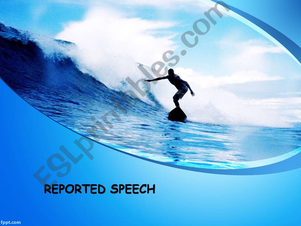 Reported Speech powerpoint