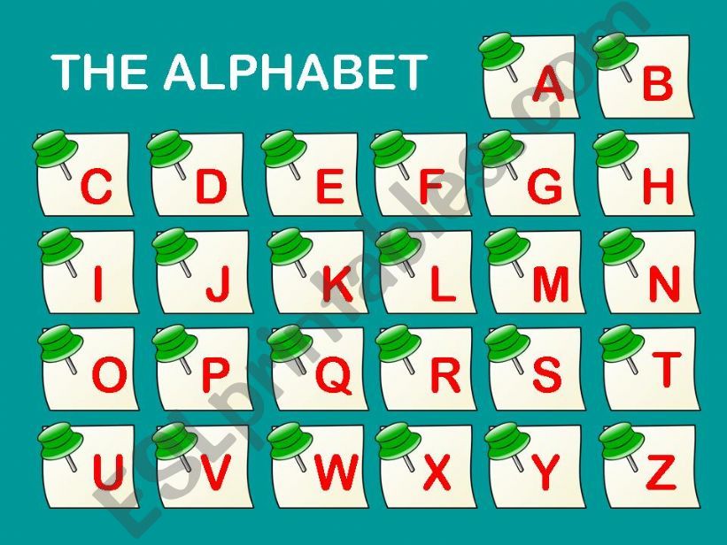 THE ALPHABET GAME powerpoint