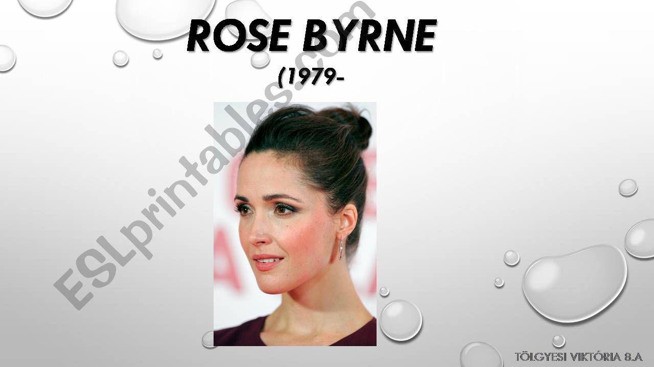 Rose Byrne powerpoint