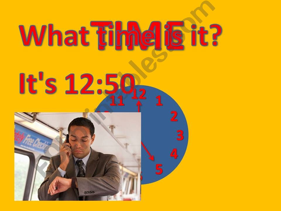 What Time Is It? powerpoint