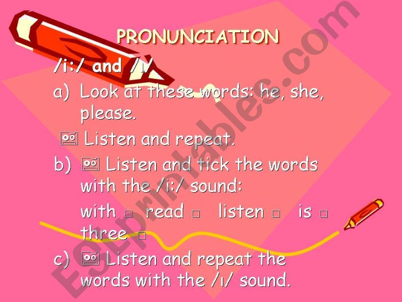 Pronunciation powerpoint