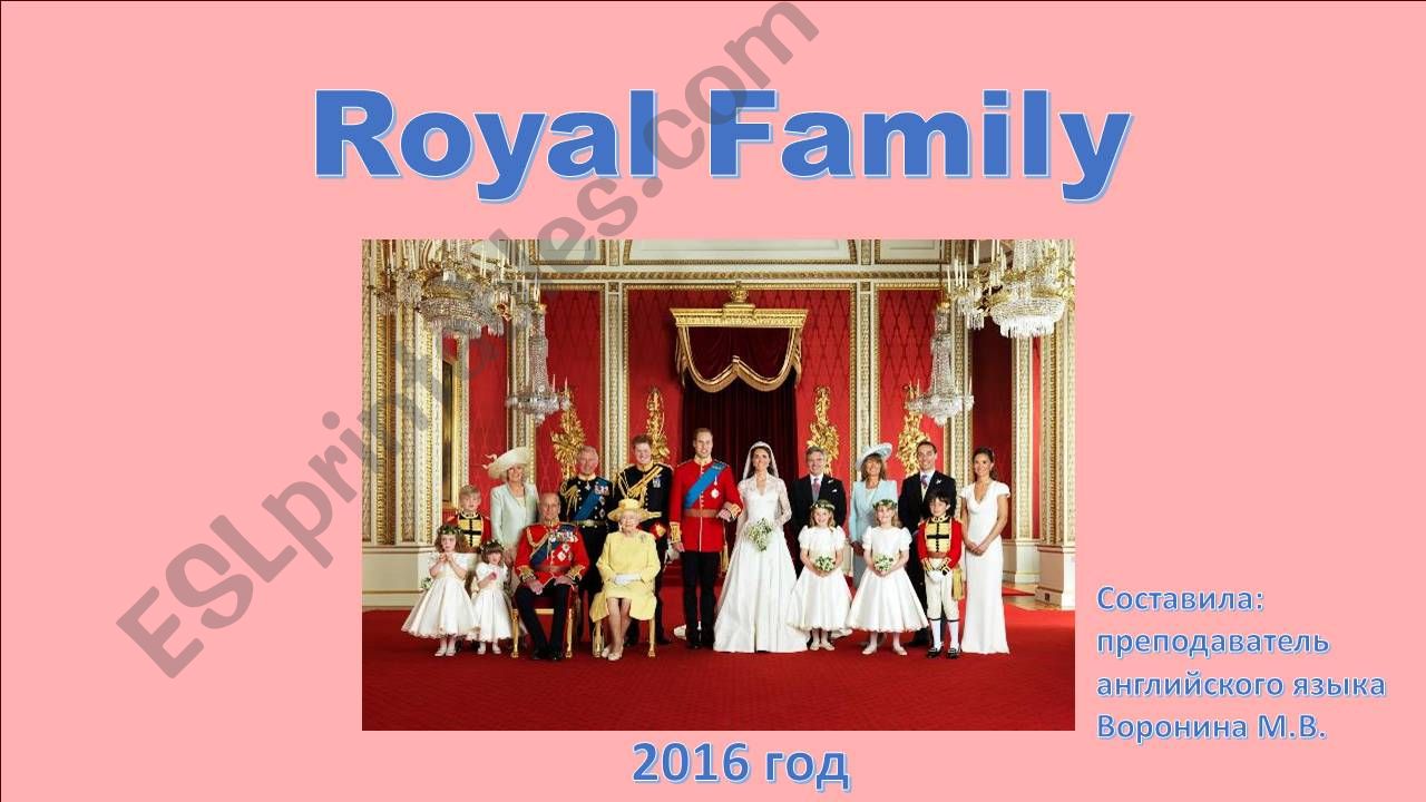 Royal Family powerpoint
