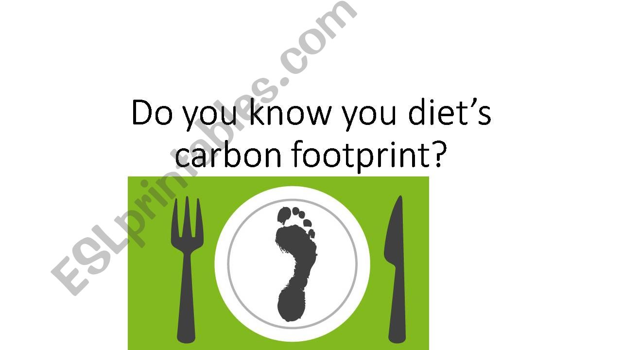 Carbon footprint powerpoint