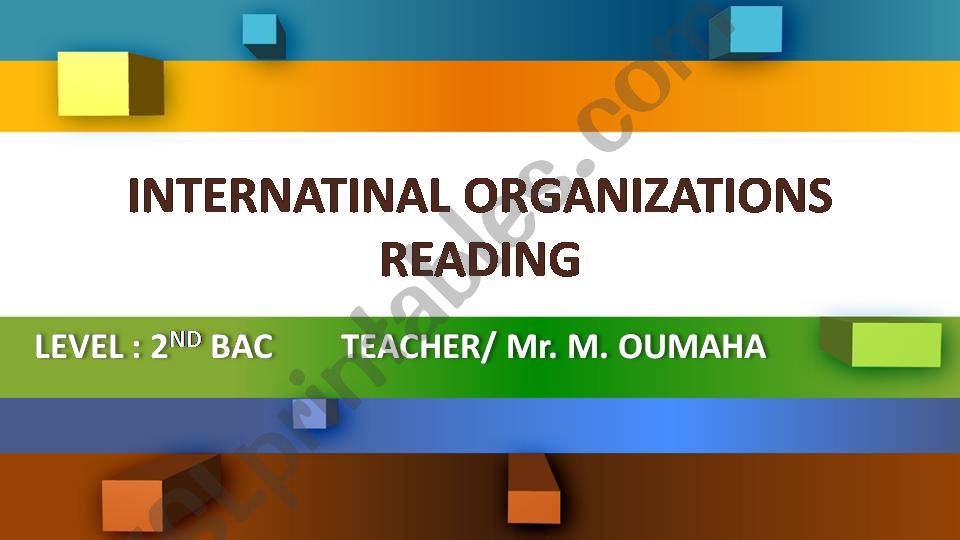 International organization reading