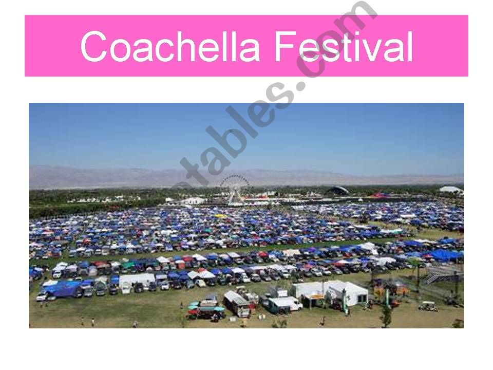 Coachella festival powerpoint