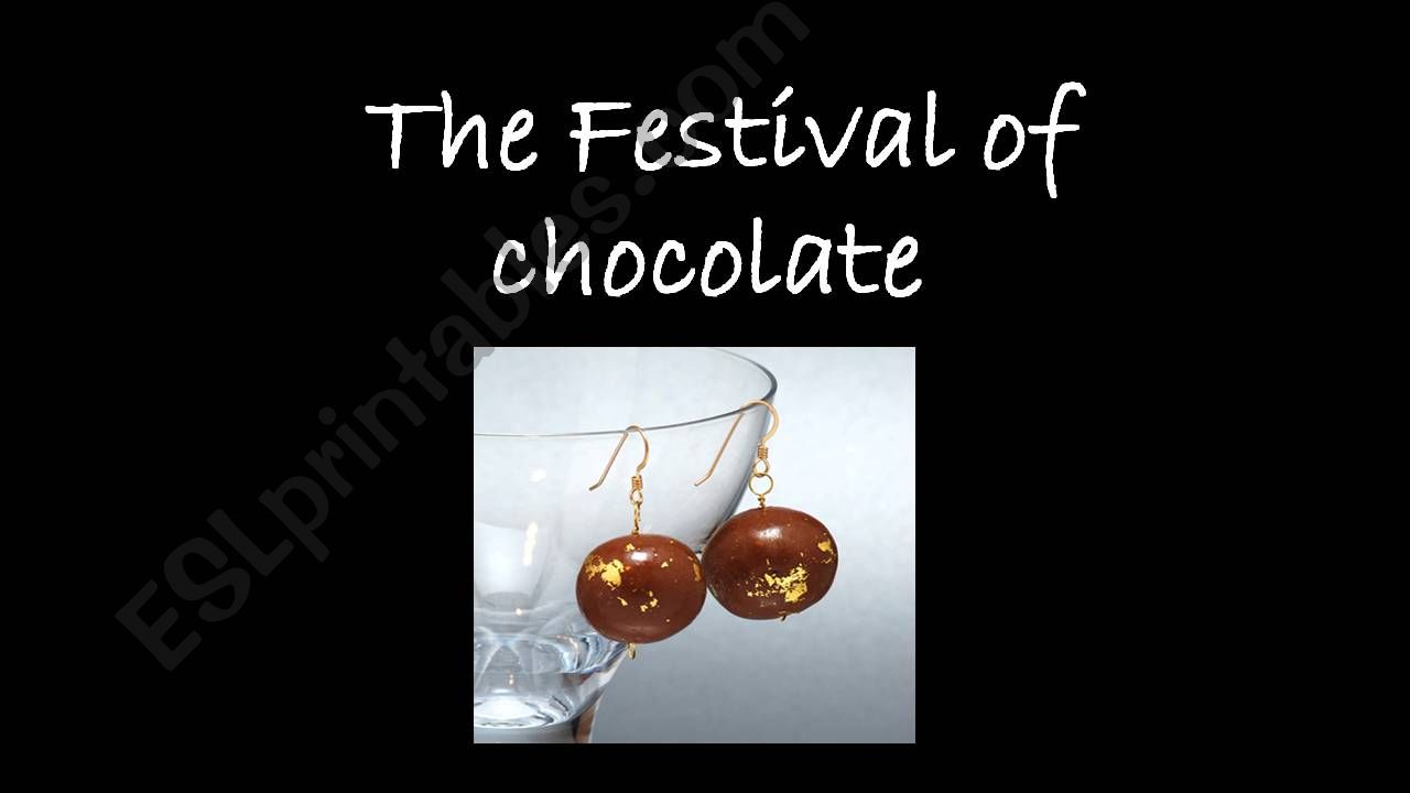The Festival of chocolate powerpoint