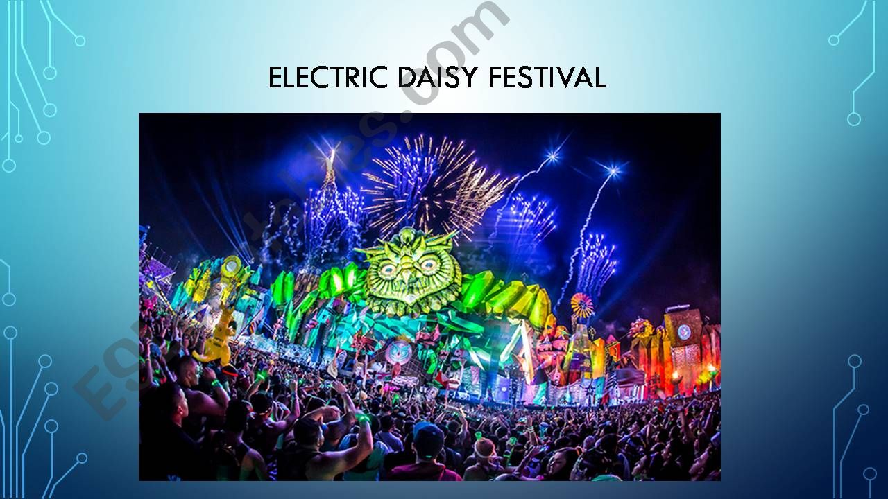 ELECTRIC DAISY FESTIVAL powerpoint