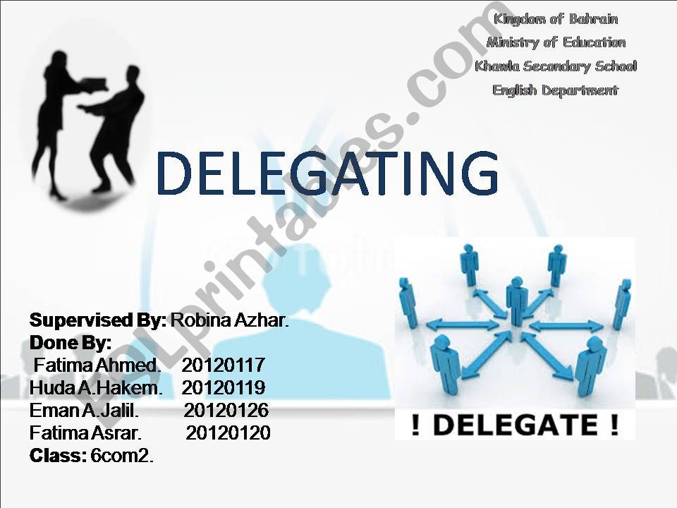 delegating  powerpoint