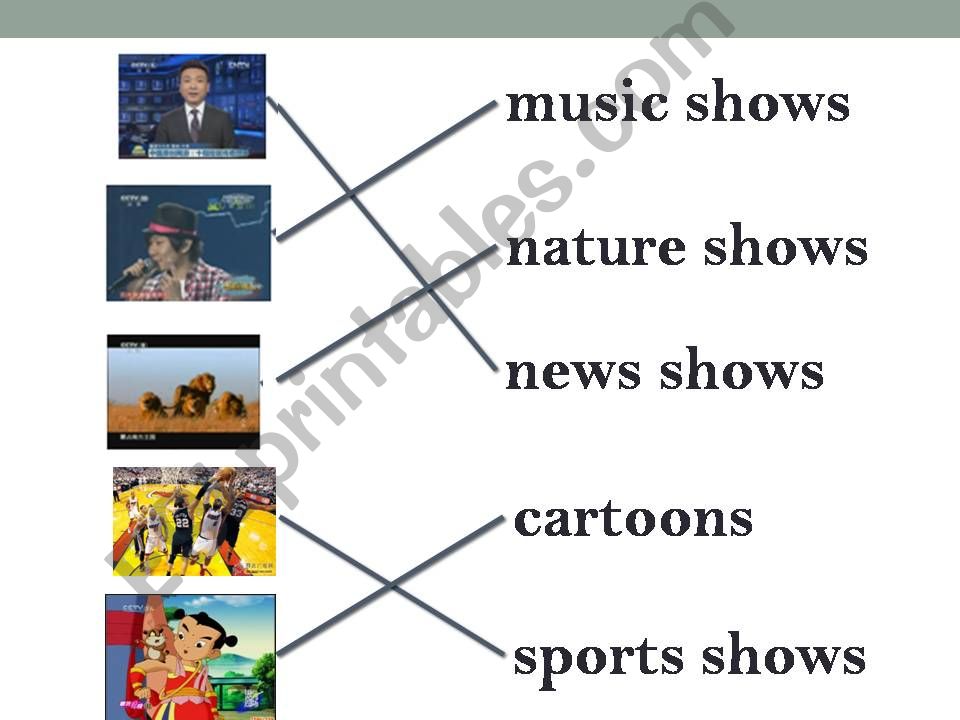 My Favourite TV Shows powerpoint