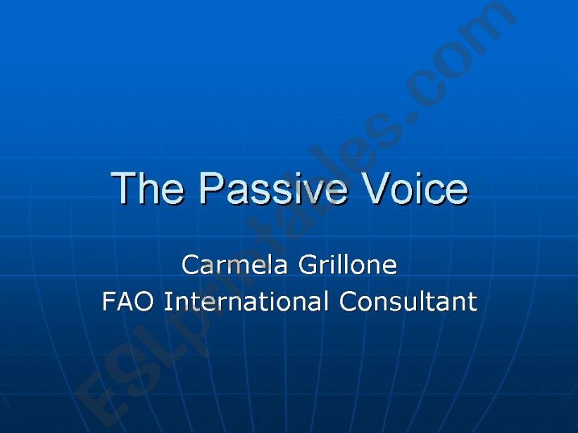 passive  powerpoint