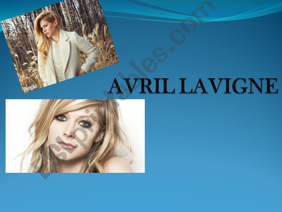 Avril Lavigne powerpoint