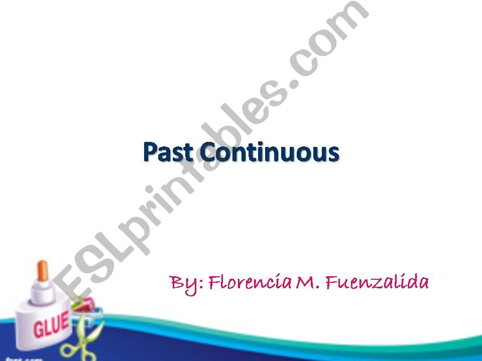 Past Continuous powerpoint