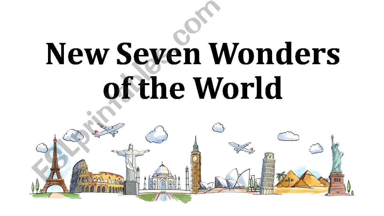 New 7 Wonders of the World powerpoint