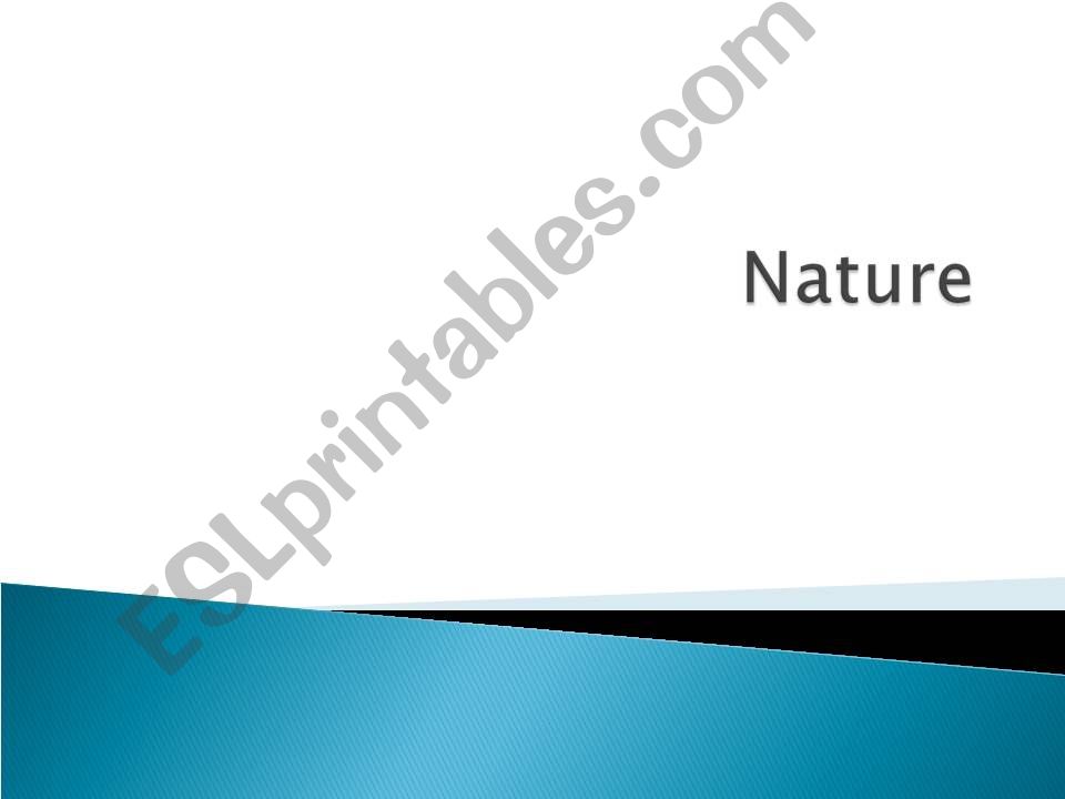 Nature powerpoint