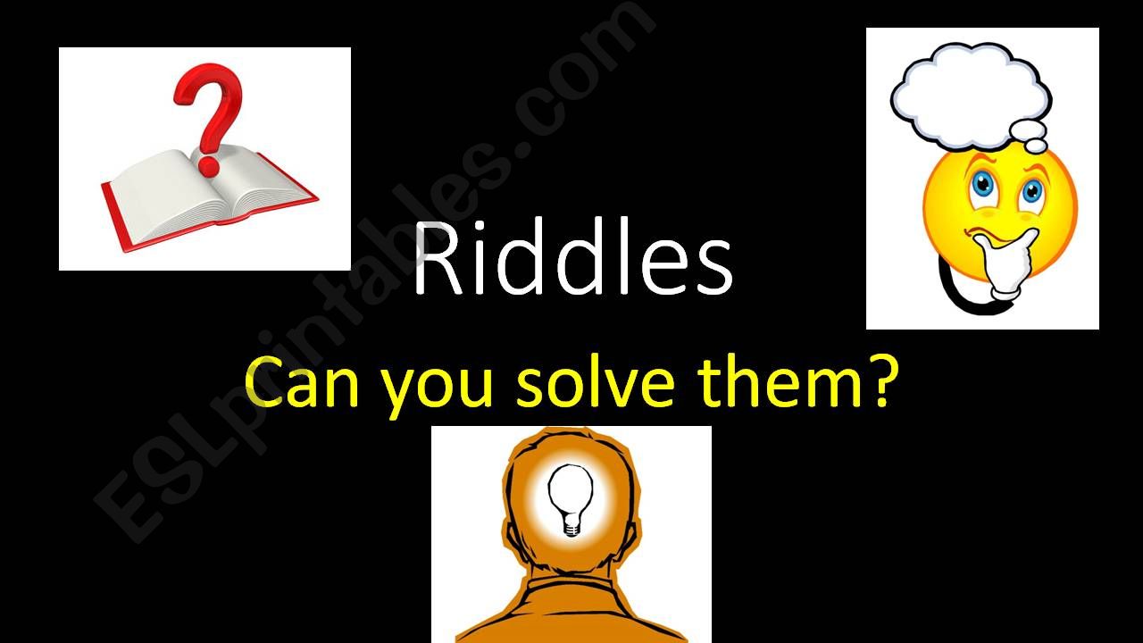 Tricky Riddles powerpoint