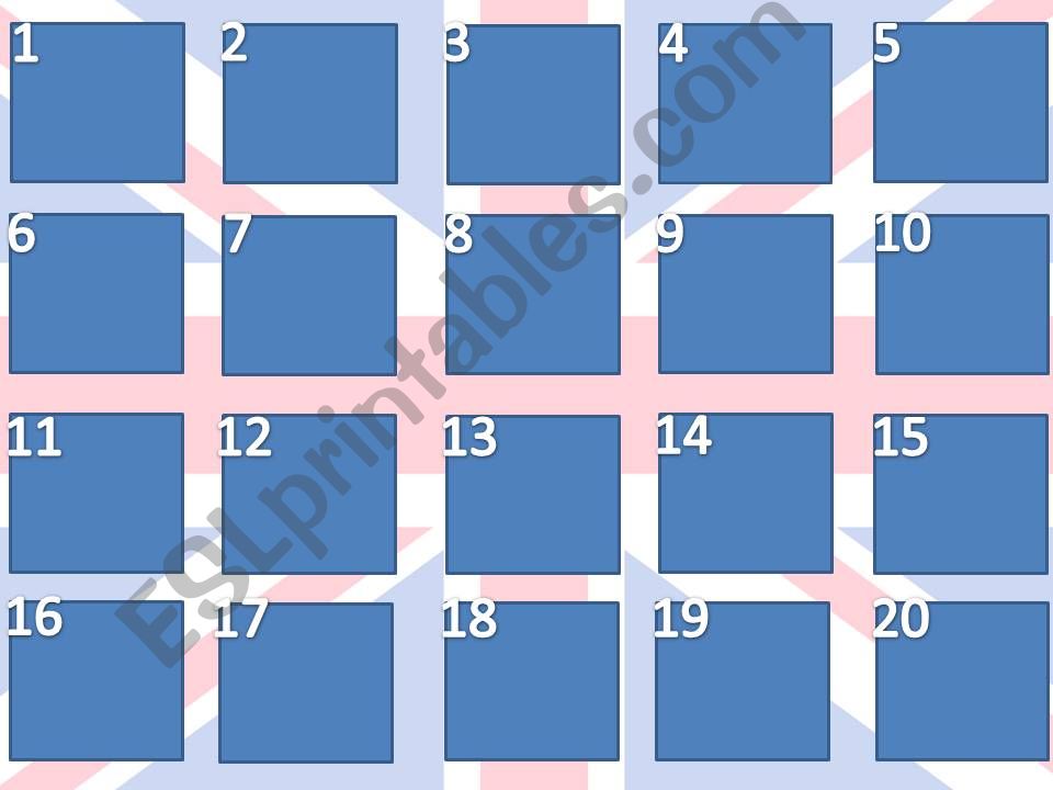 Memory Game powerpoint