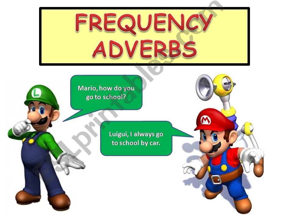 Adverbs of Frequency powerpoint
