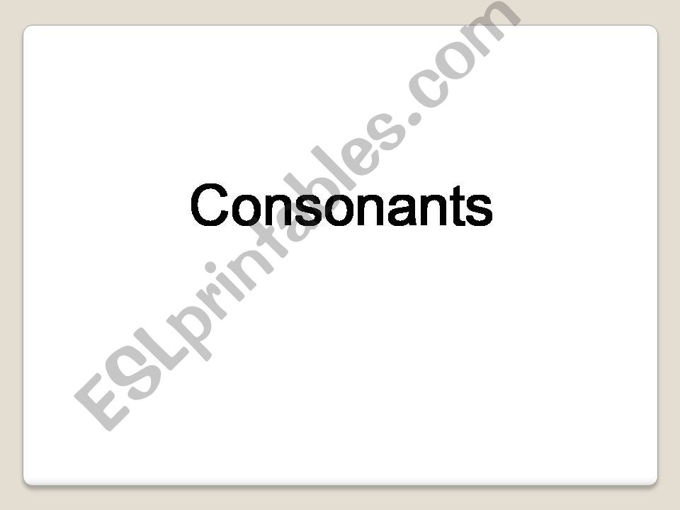 Pronunciation powerpoint