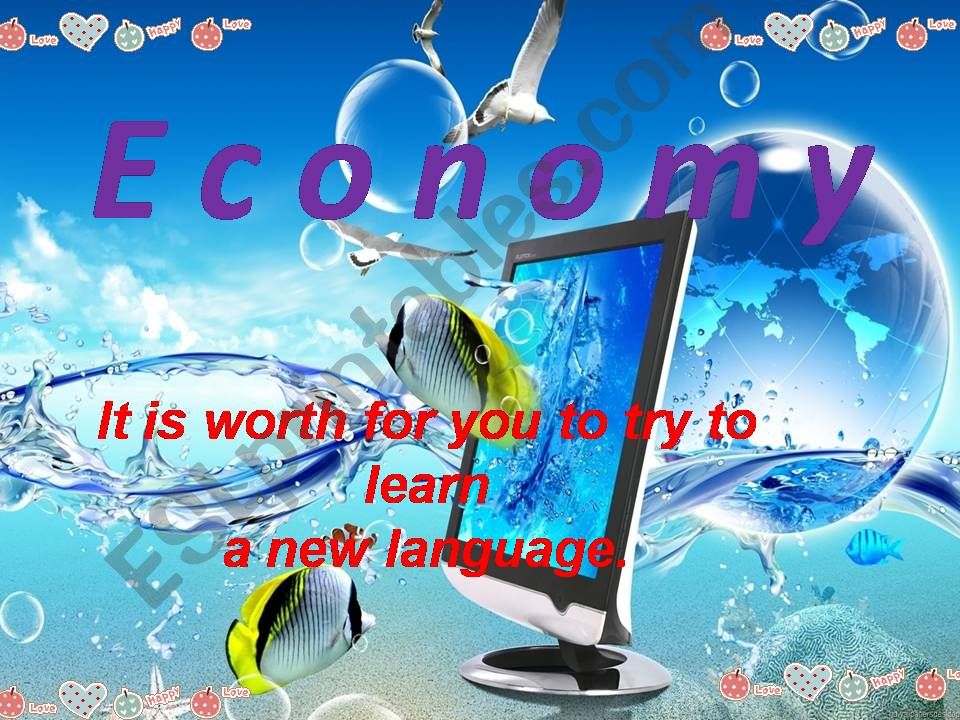 Economy vocabs and exercise powerpoint