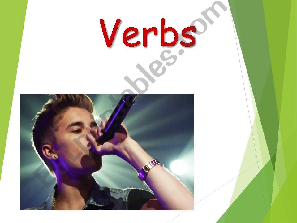 Simple Verb Presentation powerpoint