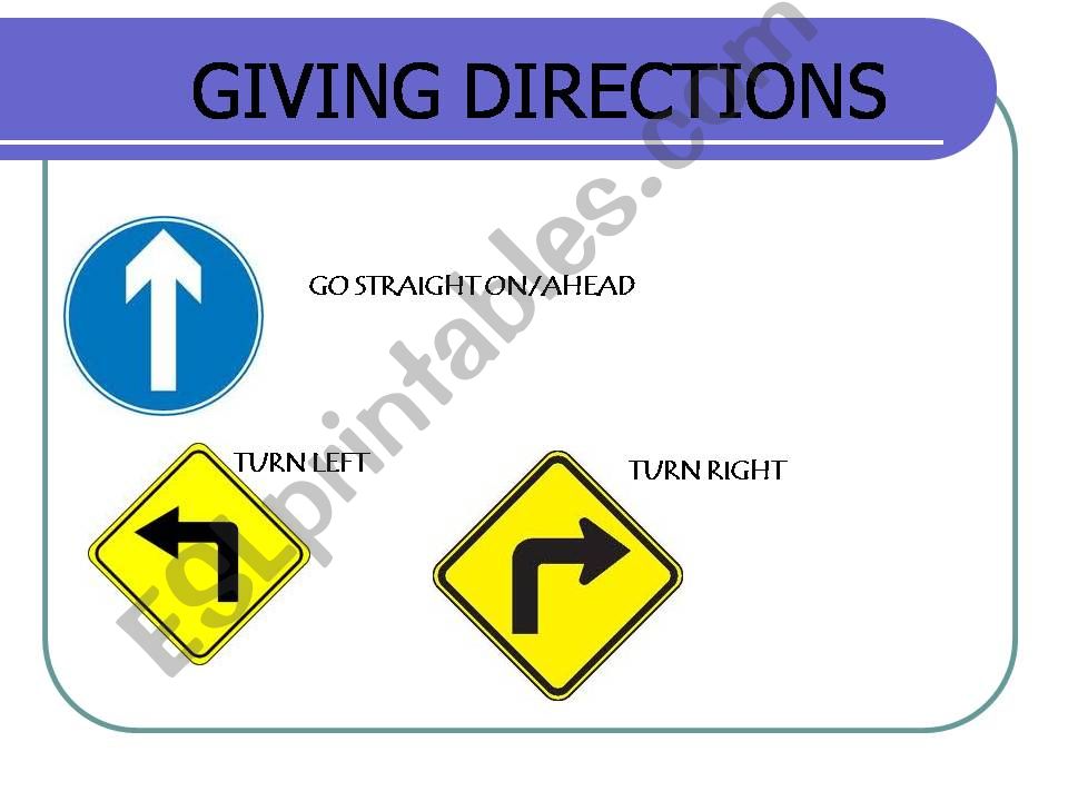 Direction powerpoint