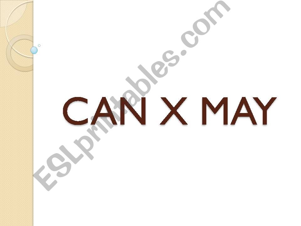 Can X May powerpoint