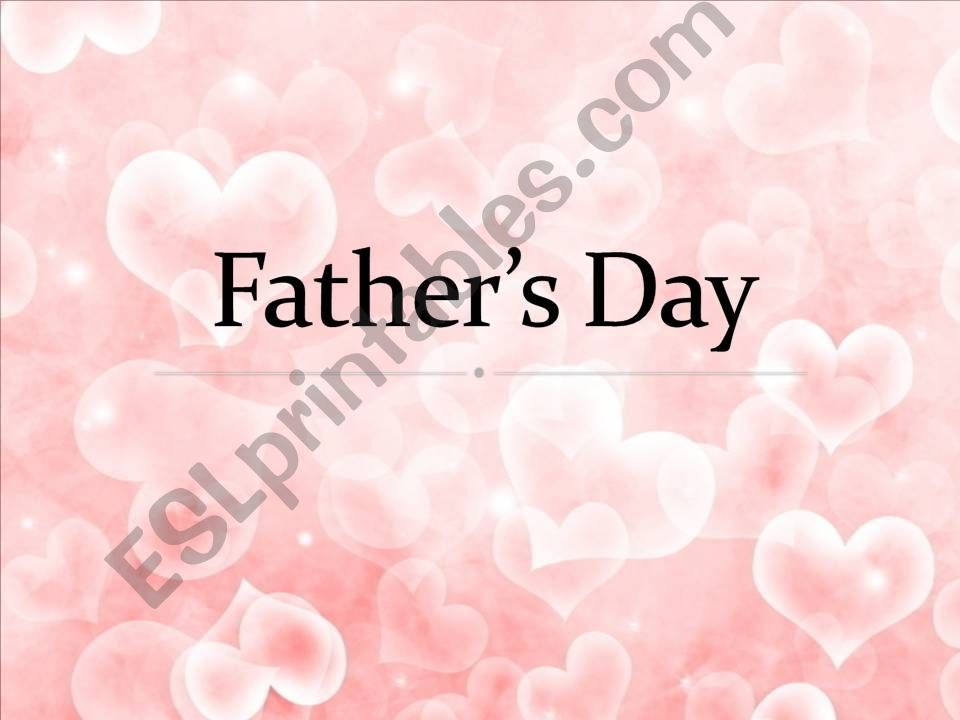 Fathers Day powerpoint