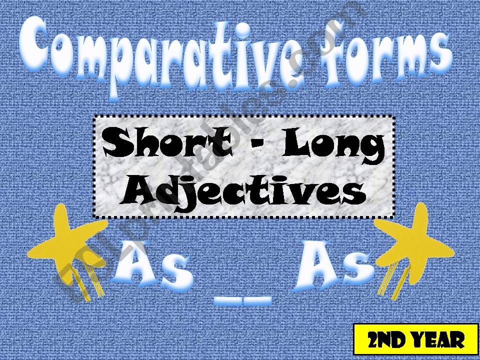 COMPARATIVES powerpoint