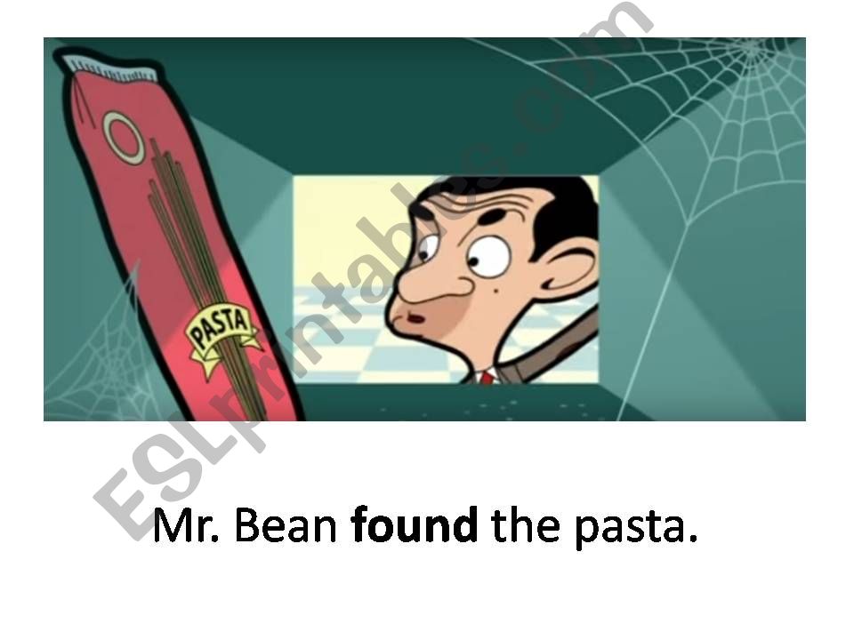 Past Simple with Mr Bean powerpoint